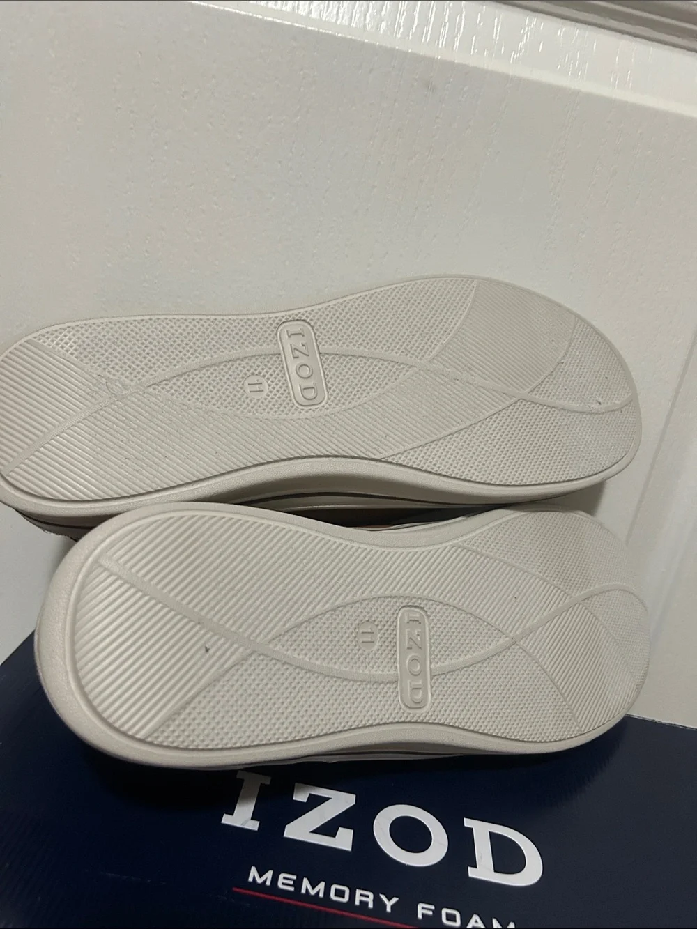 Izod brown slip ons